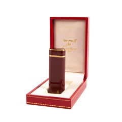 Vintage Cartier Les Must de Cartier Bordeaux Laque de Chine in Scatola 1970s