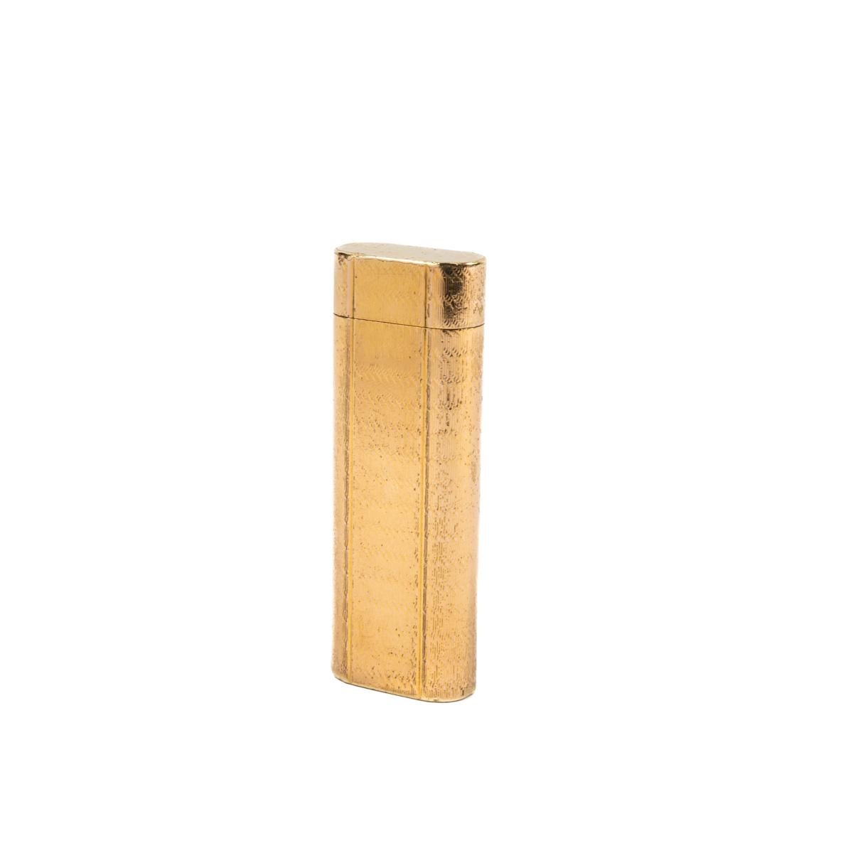 Vintage Cartier Les Must lighter Gold Plated 1970s 2
