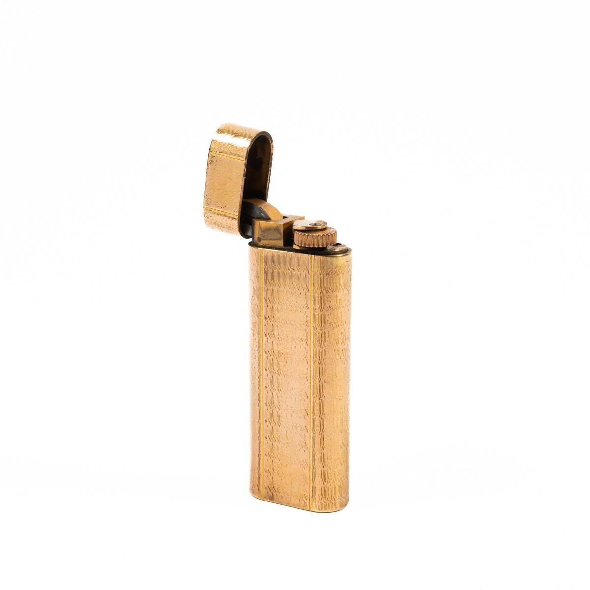 Vintage Cartier Les Must lighter Gold Plated 1970s 3
