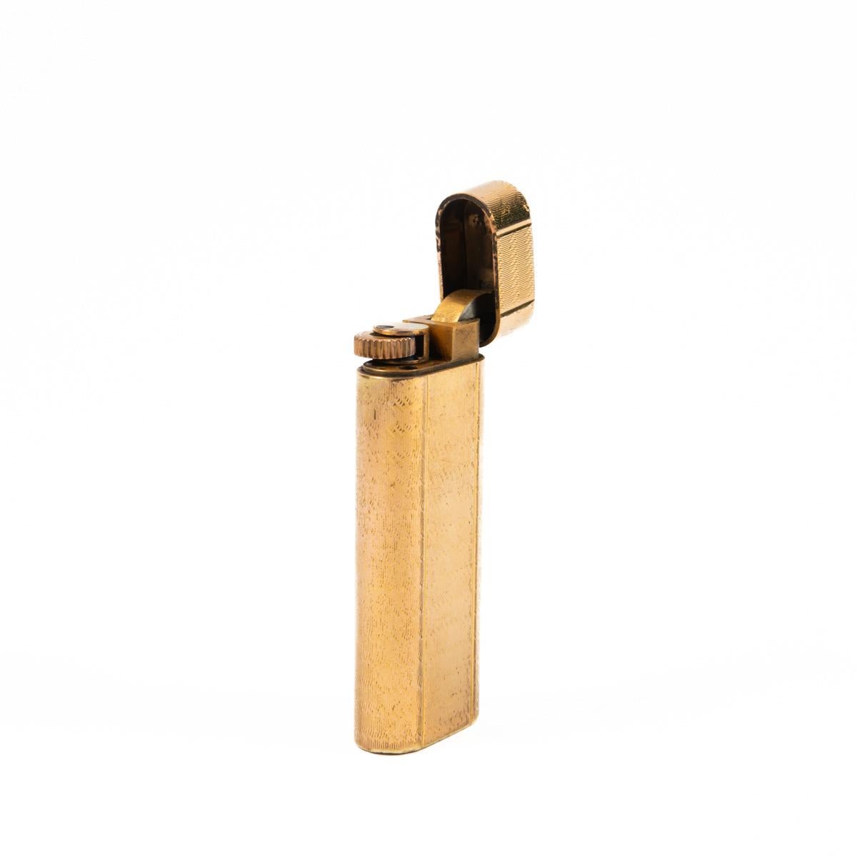 Vintage Cartier Les Must lighter Gold Plated 1970s 4