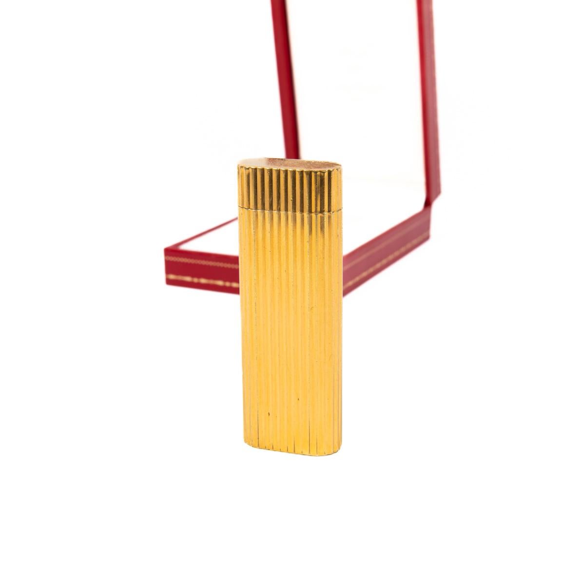cartier feuerzeug 750 gold