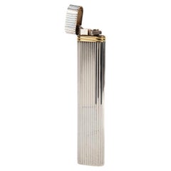 Vintage CARTIER Les Must Table Lighter Silver Plated 1997