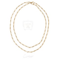 Vintage Cartier Link Chain Long Necklace c. 1970s