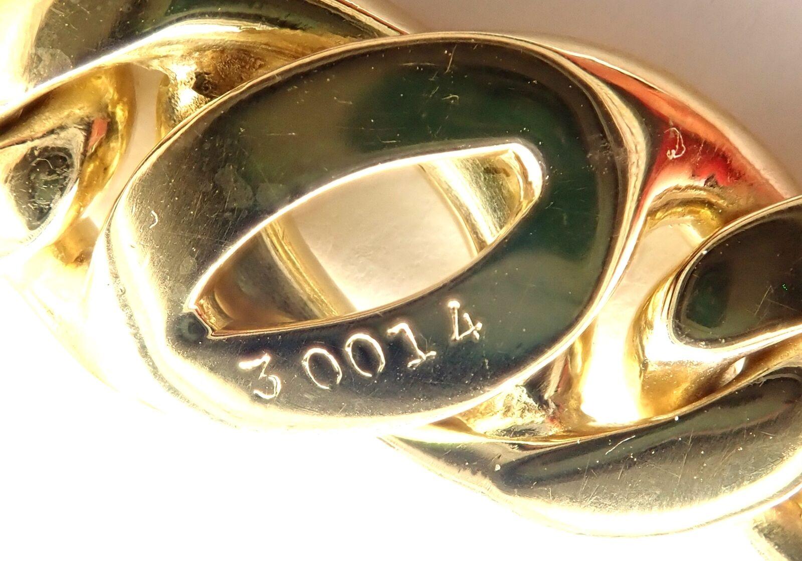 Vintage Cartier Link Gelbgold Kette Halskette für Damen oder Herren im Angebot