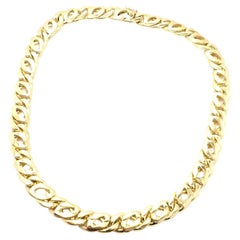 Vintage Cartier Link Yellow Gold Chain Necklace