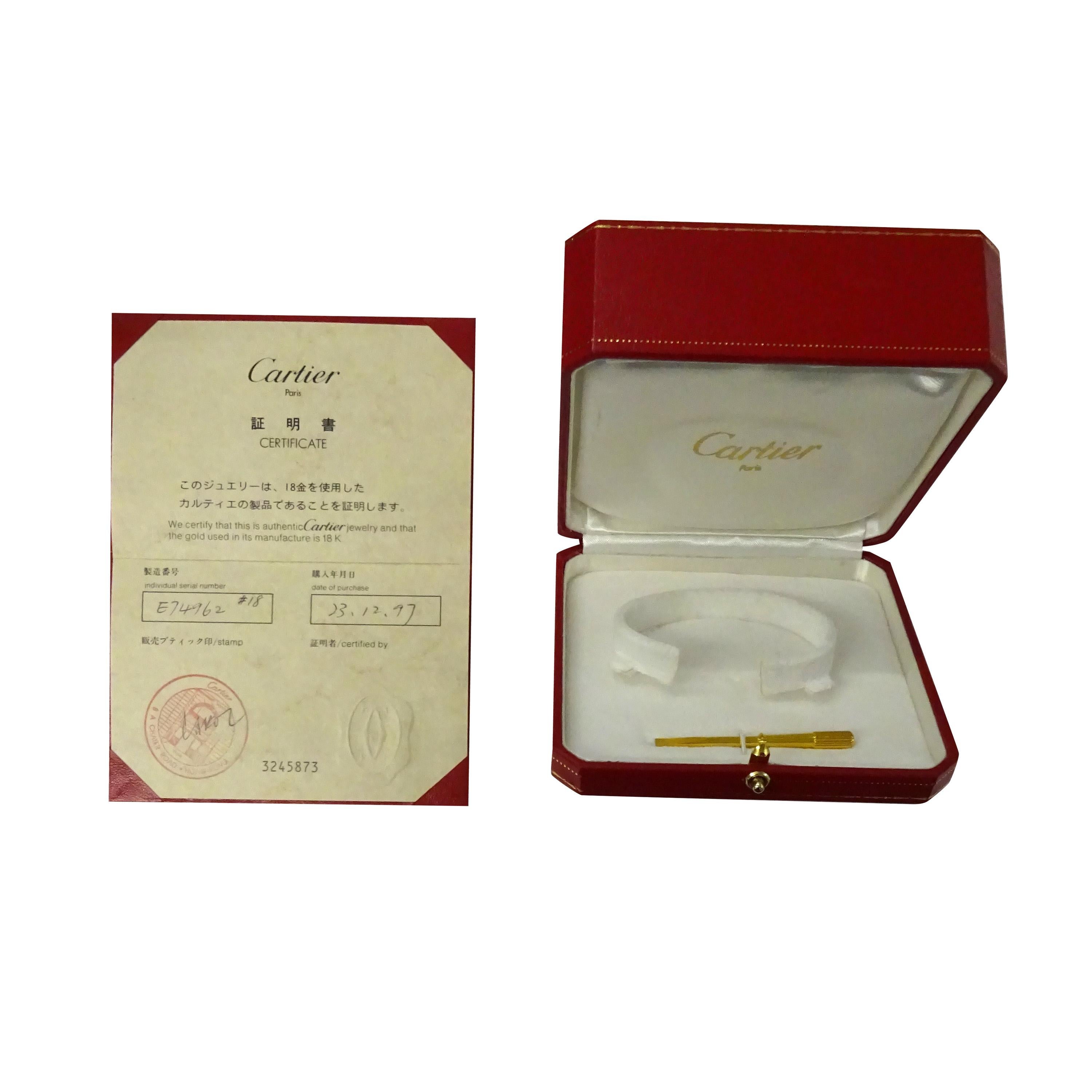 cartier vintage love bracelet