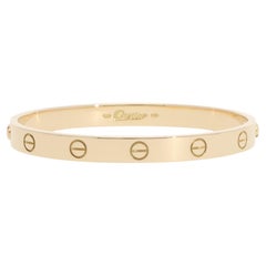 Vintage Cartier LOVE Bracelet in Yellow Gold, Size 17