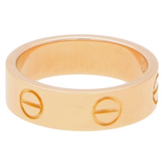 Vintage Cartier Love Ring Set in 18k Rose Gold