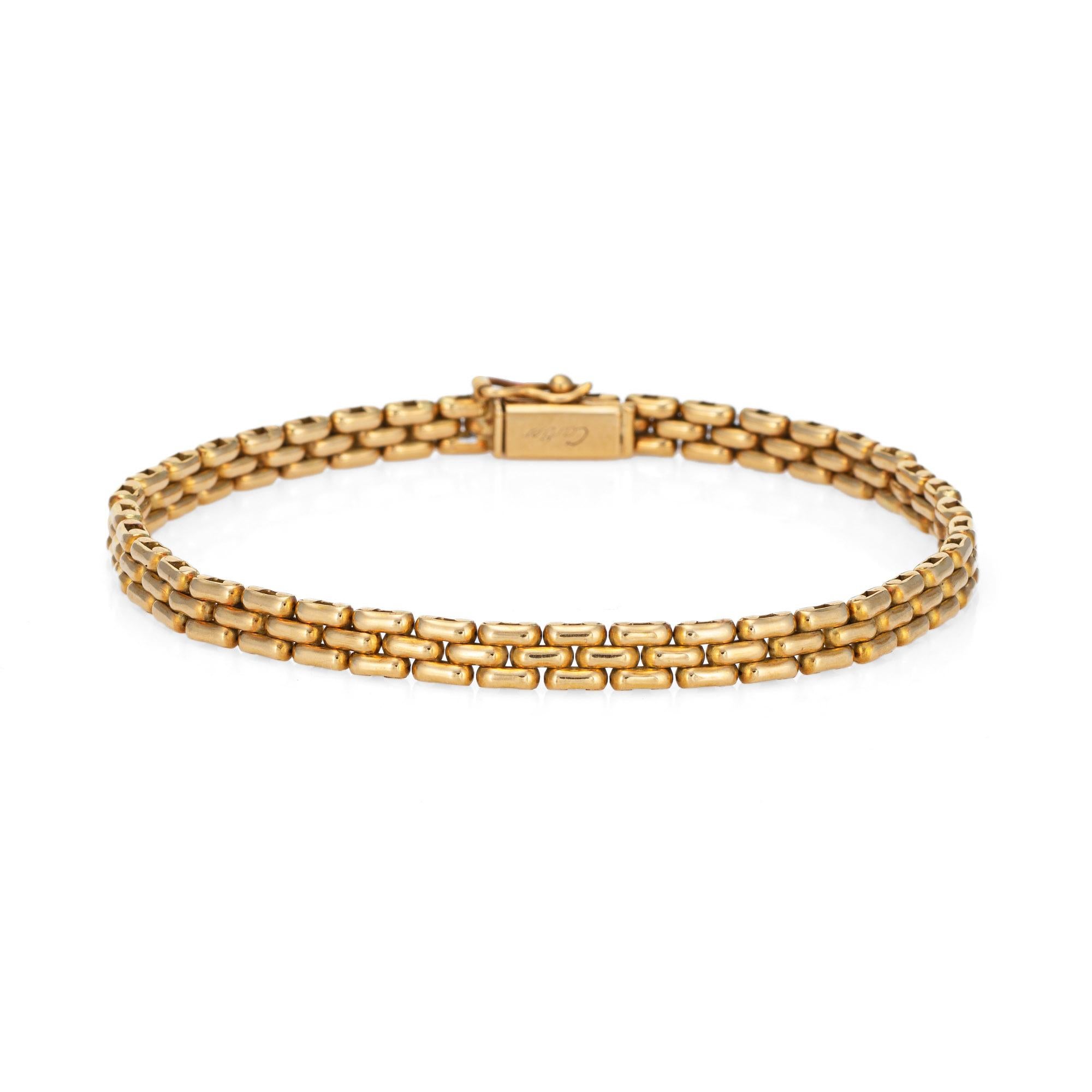 cartier mens bracelet gold