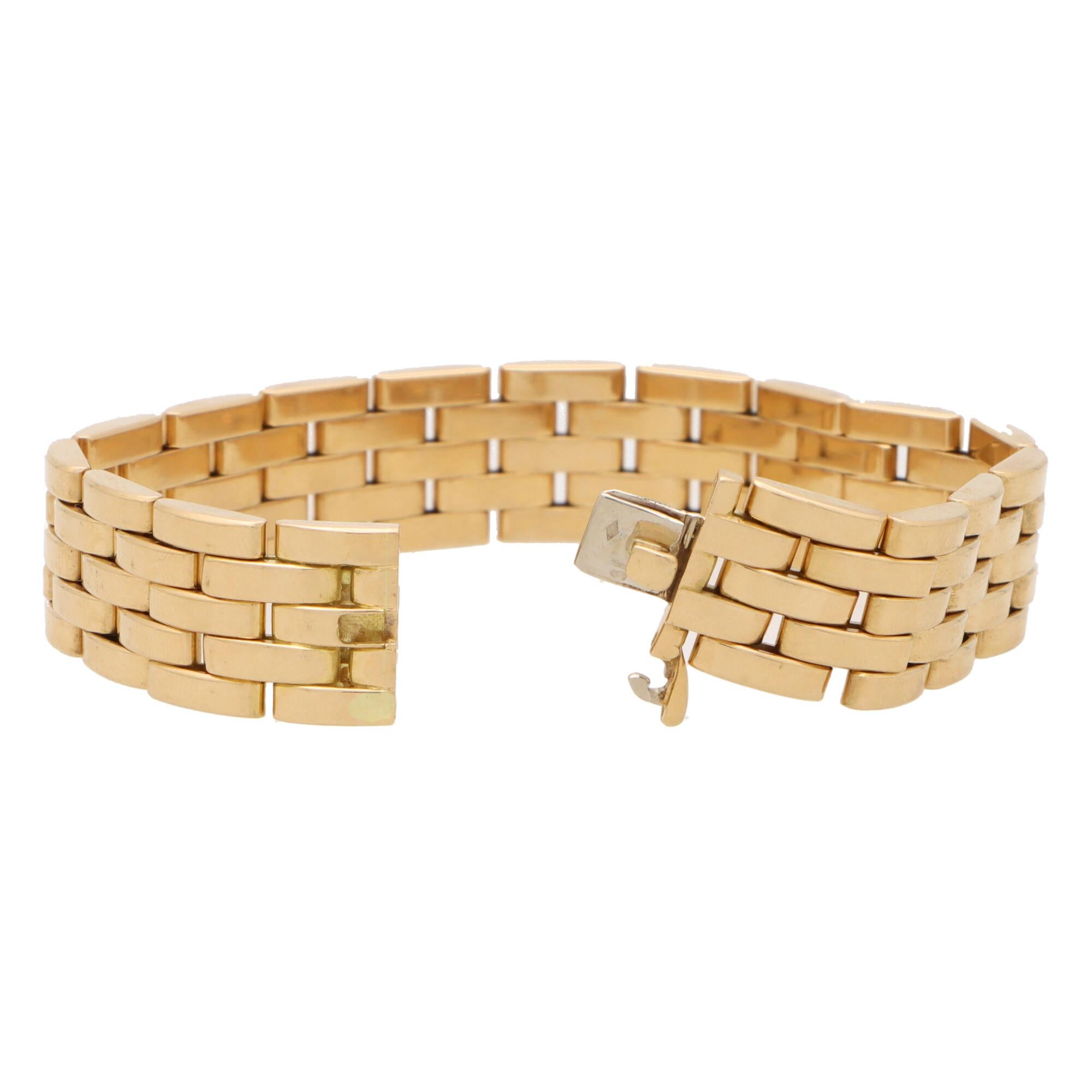 maillon panthère bracelet