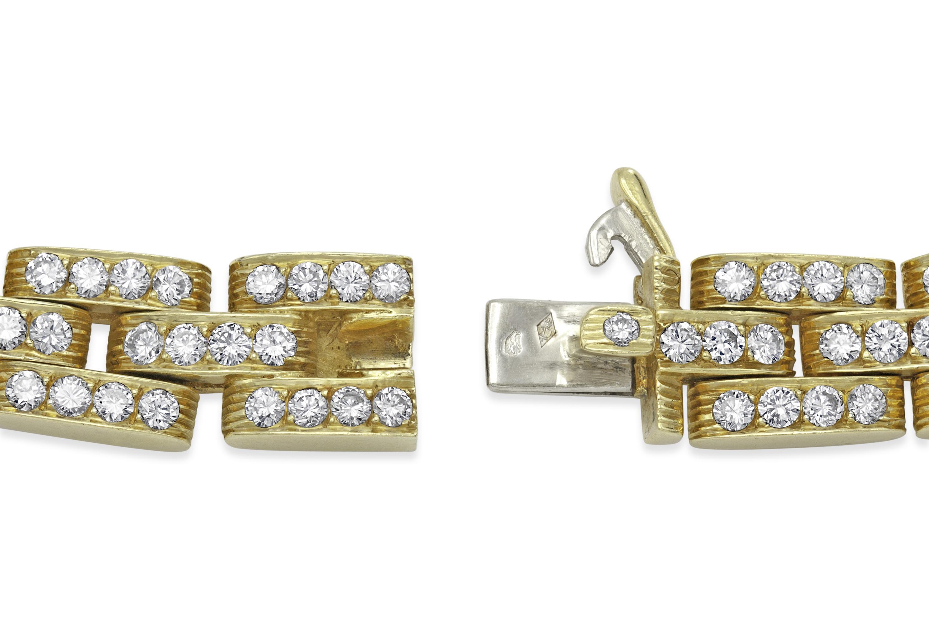 Collana Cartier Maillon Panthere d'epoca con diamanti In condizioni buone in vendita a New York, NY