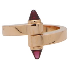 Cartier: 18 Karat Roségold Ring mit Menotte-Turmalin