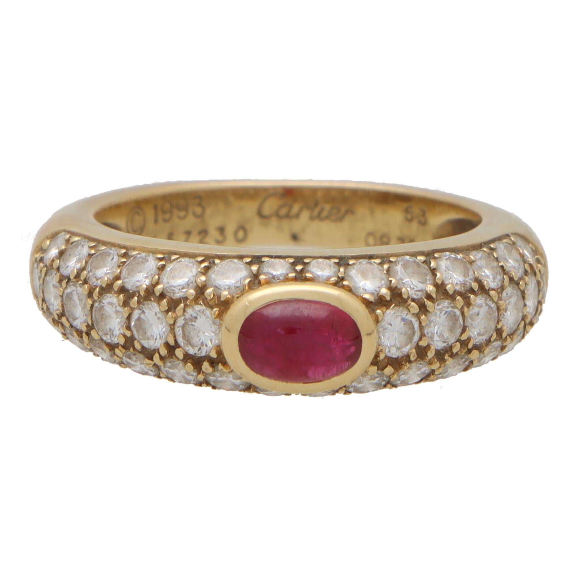 ruby ring cartier