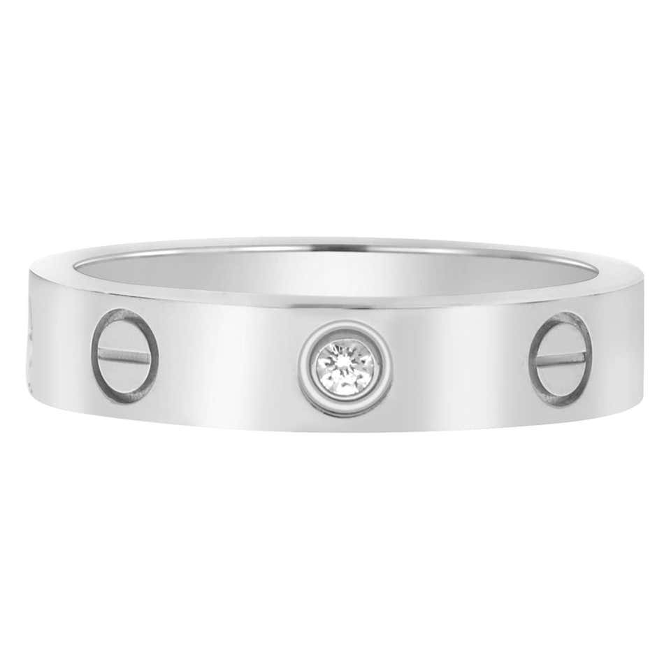 Cartier Mini Love Ring - 3 For Sale on 1stDibs | cartier love ring ...
