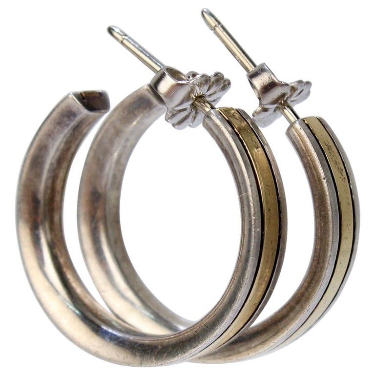 Silver cartier earrings clearance