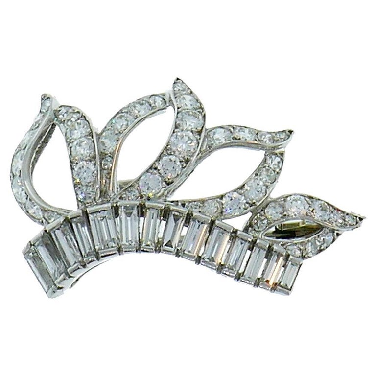 Vintage Cartier Jockey Brooch Pin Gold and Platinum, Diamonds and Sapphires  For Sale at 1stDibs