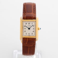 Vintage Cartier Must De Cartier Tank Vermeil, Complete Set, Excellent Condition