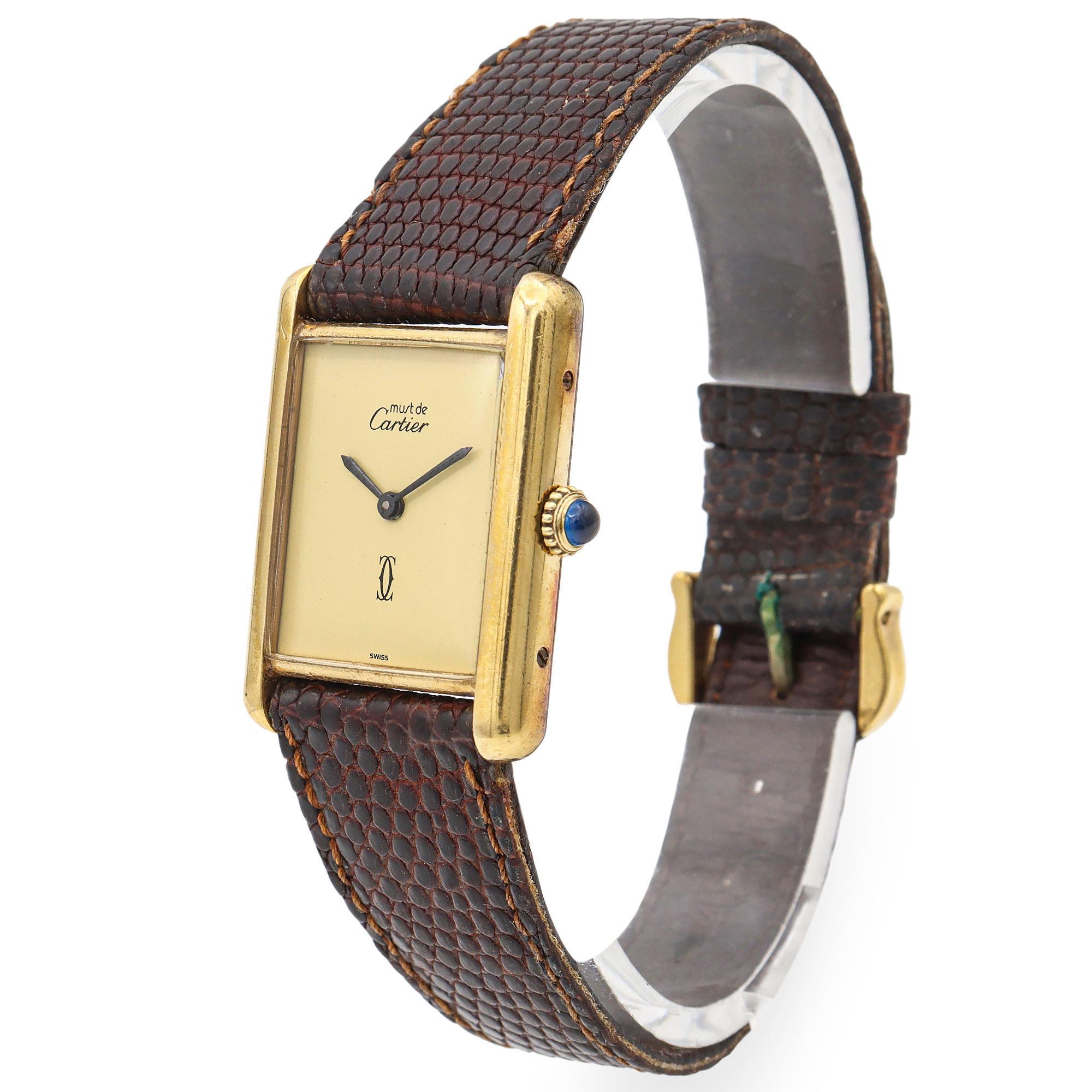 Must De Cartier Watch Vintage