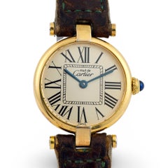 Vintage Cartier Must de Cartier Vendôme Vermeil quartz wach