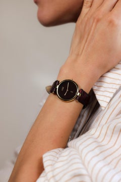 Cartier Must de Vendome Lederuhr, Vintage