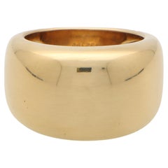 Vintage Cartier New Wave Ring in 18k Yellow Gold