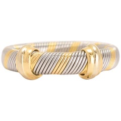 Vintage Cartier "Or Et Acier" Gold and Steel Ring