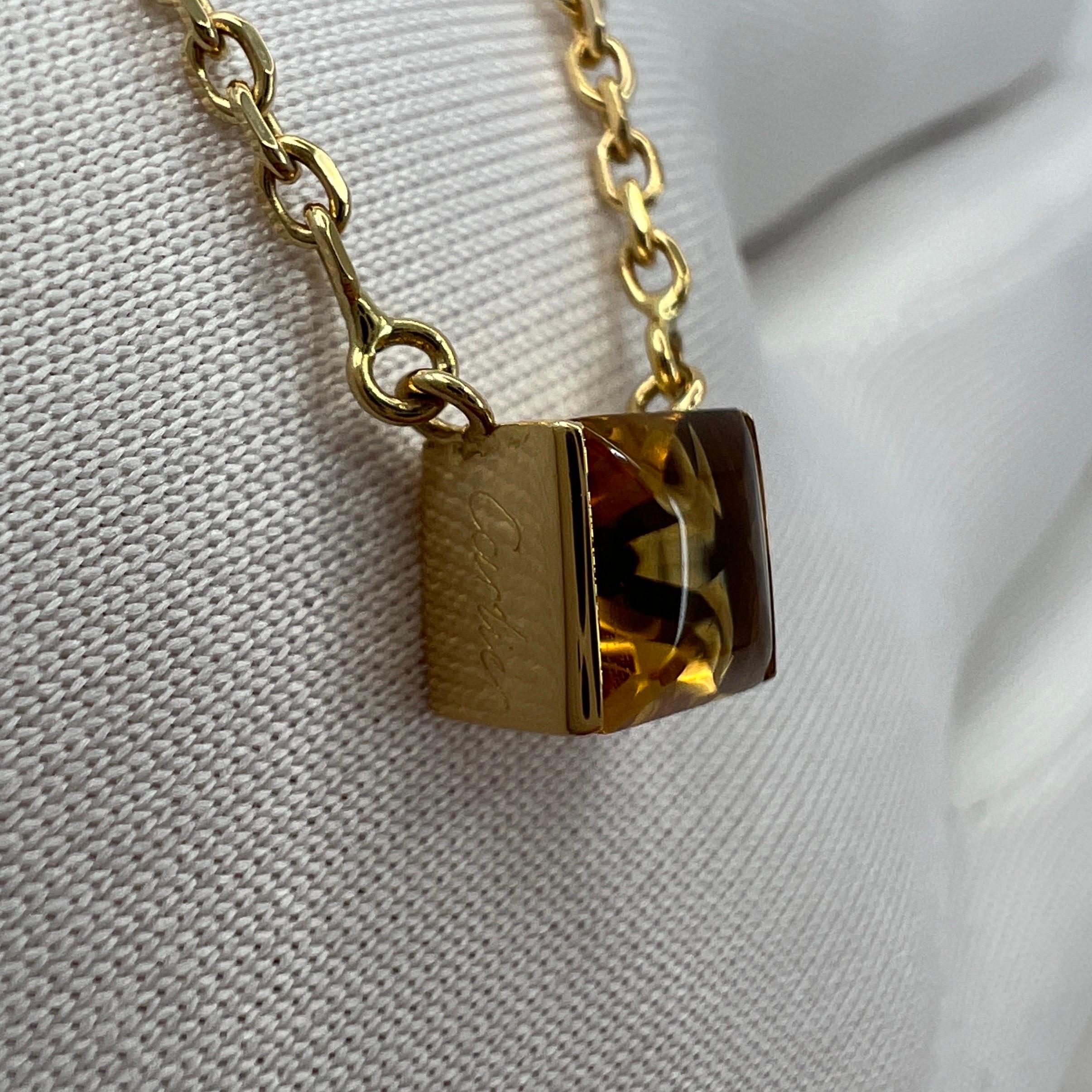18 Karat Weißgold Tank-Anhänger-Halskette von Cartier mit blauem Aquamarin im Kissenschliff für Damen oder Herren