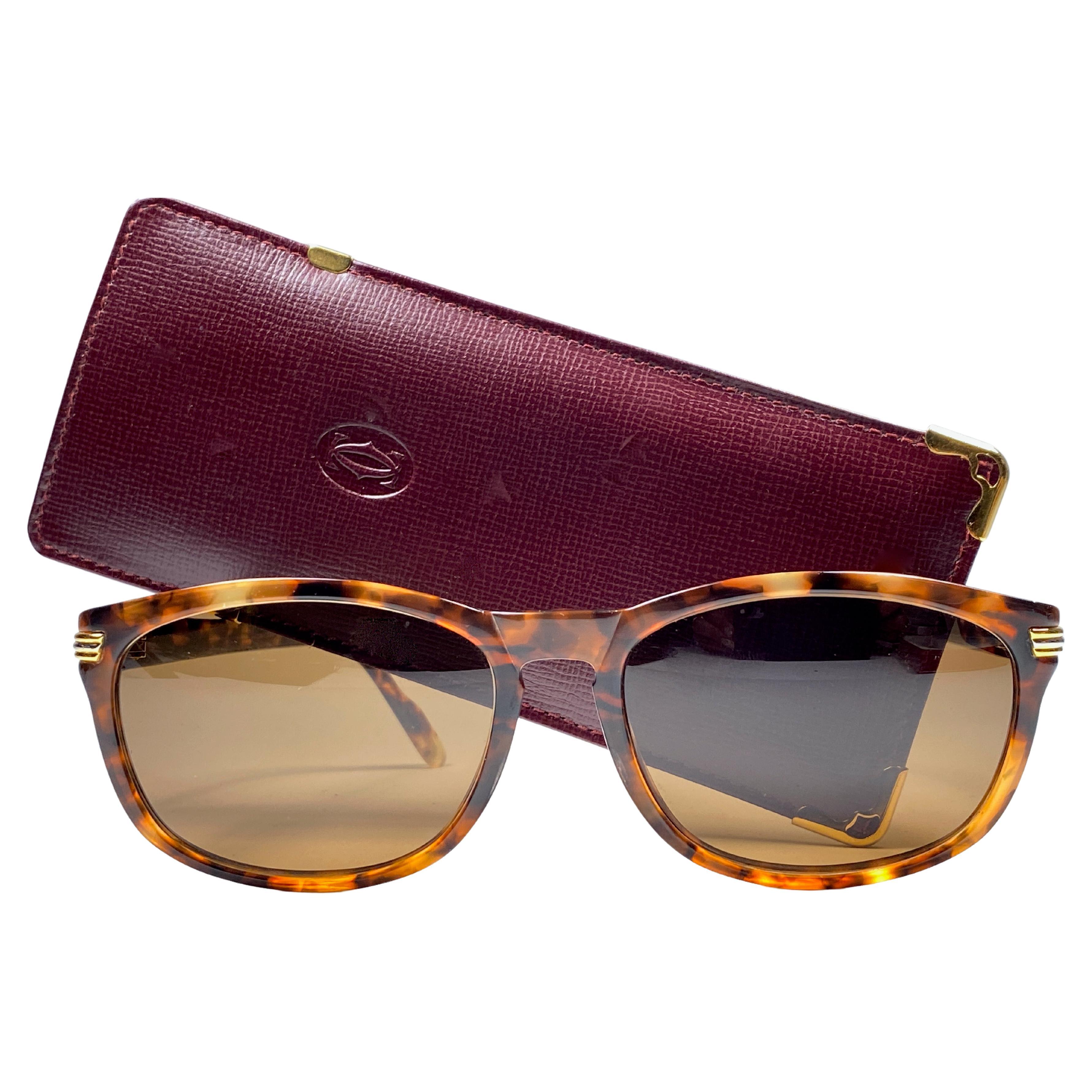 Cartier new arrivals tortoise sunglasses
