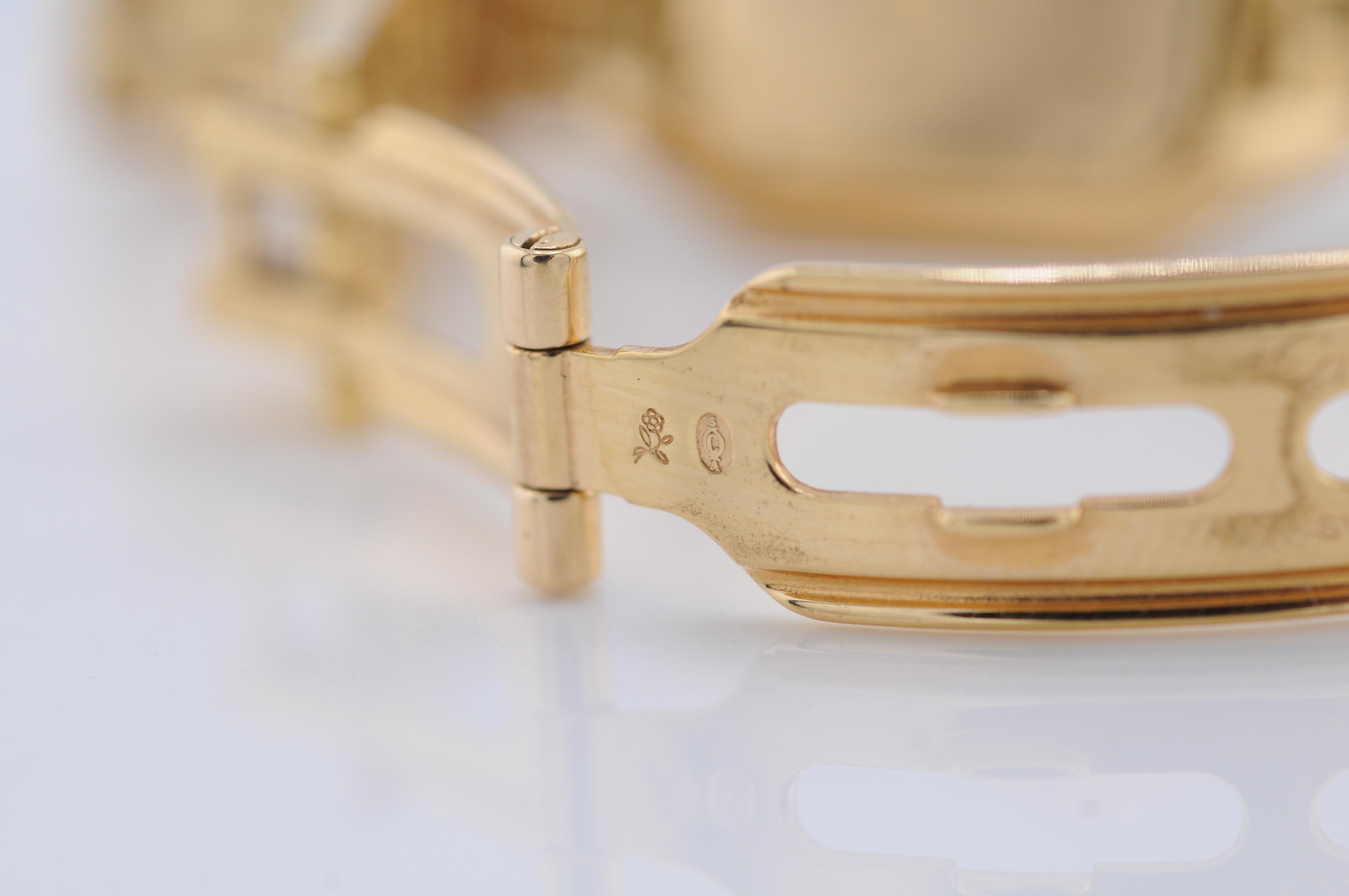 Vintage Cartier Panthère 22mm Oro Amarillo  Diamantes en venta 10