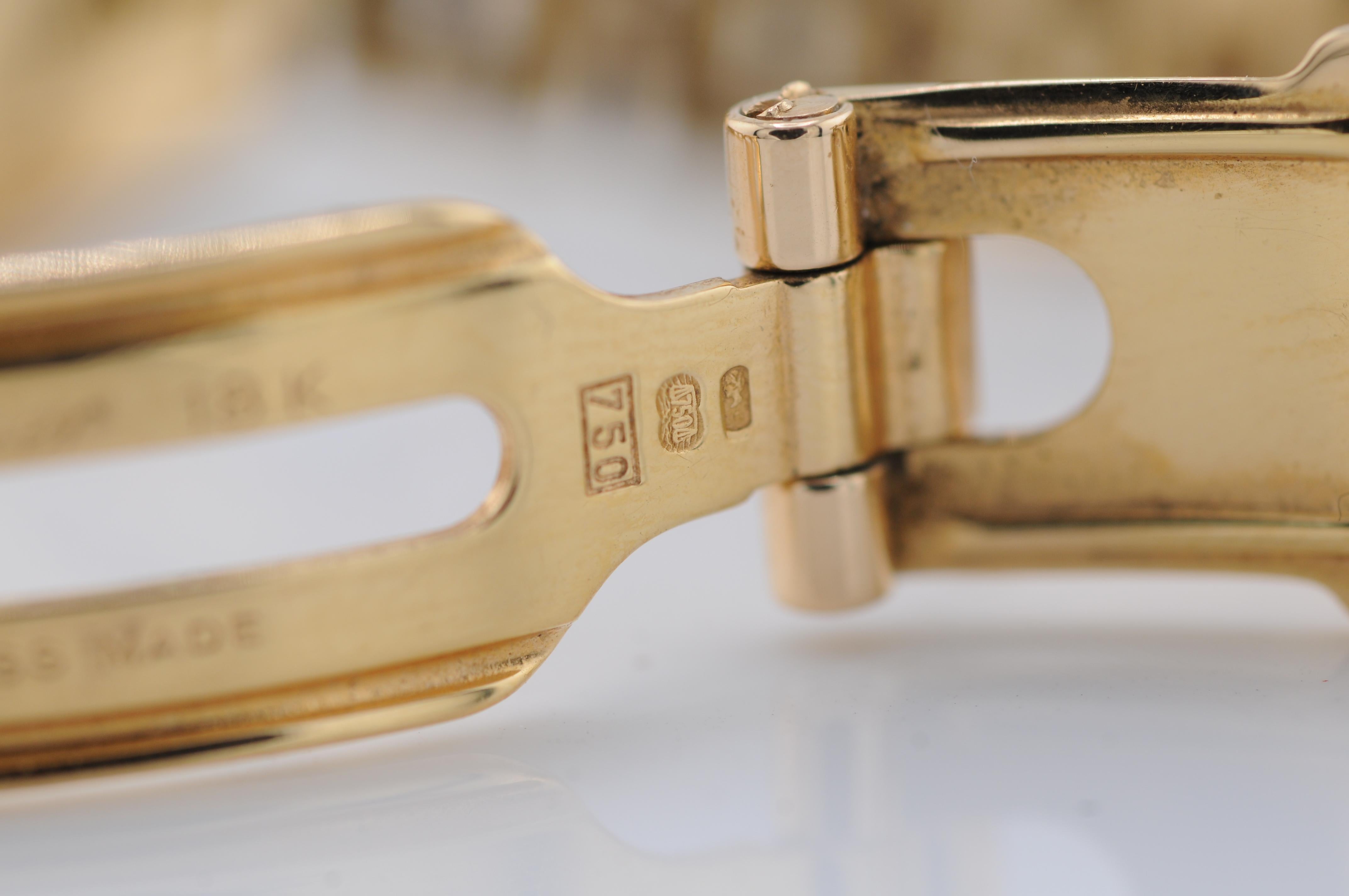 Vintage Cartier Panthère 22mm Oro Amarillo  Diamantes en venta 11