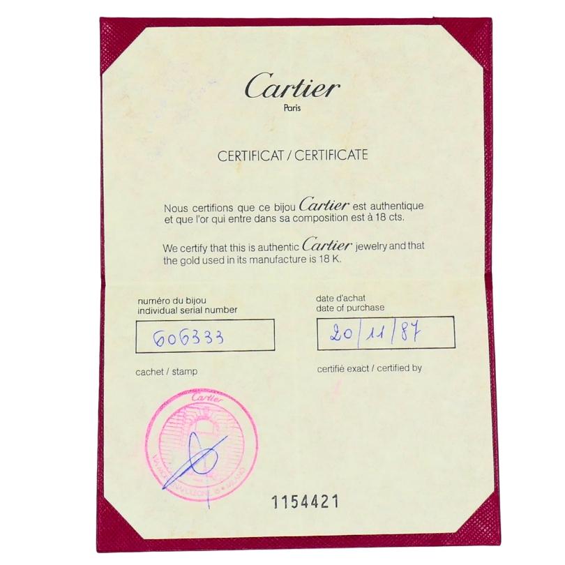 Vintage Cartier Panthere Necklace 18k Gold Estate Jewelry For Sale 3