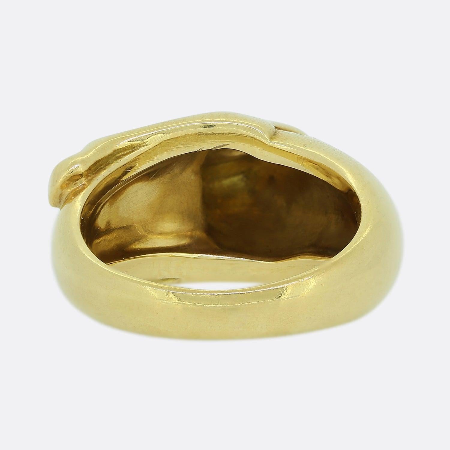 Women's Vintage Cartier Panthere Ring For Sale