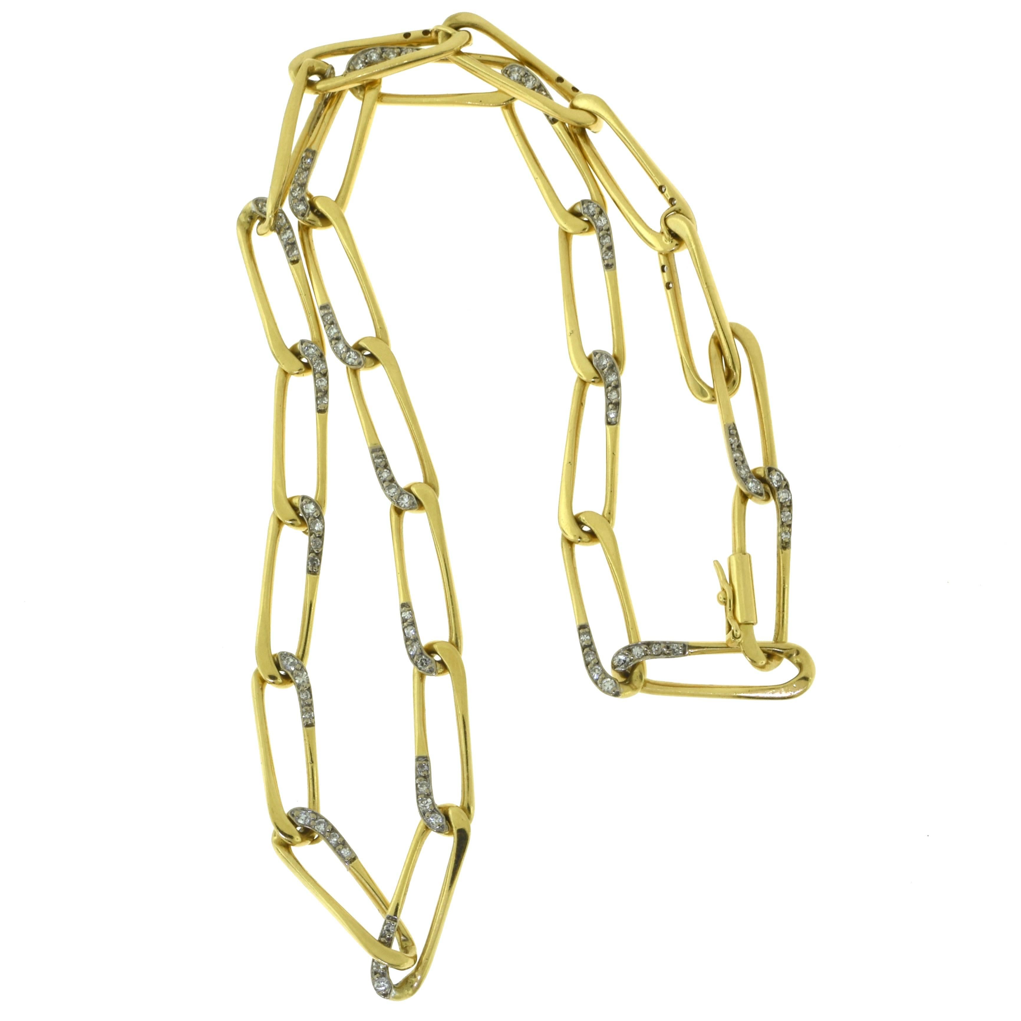 paperclip necklace cartier