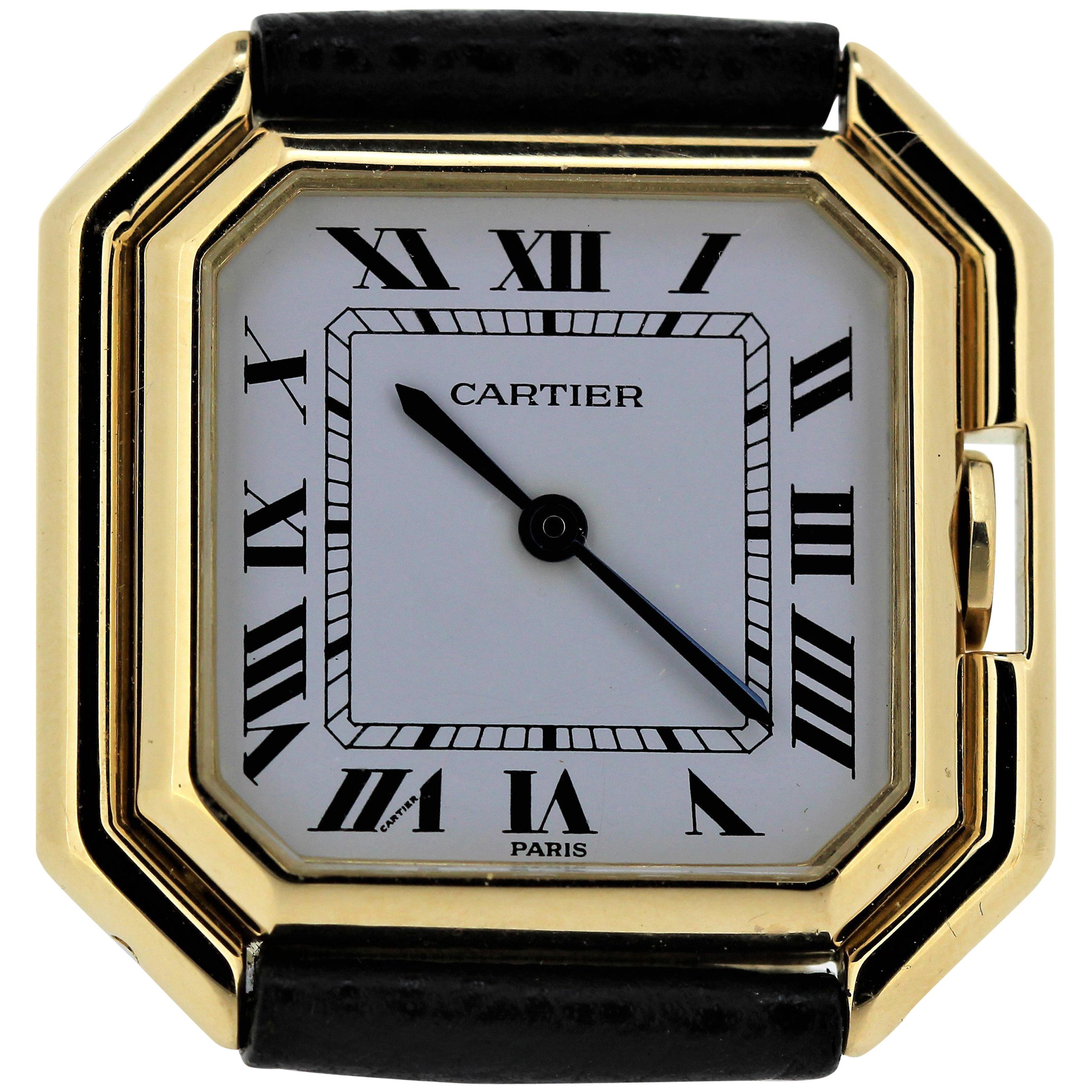 Vintage Cartier Paris Centure large Watch