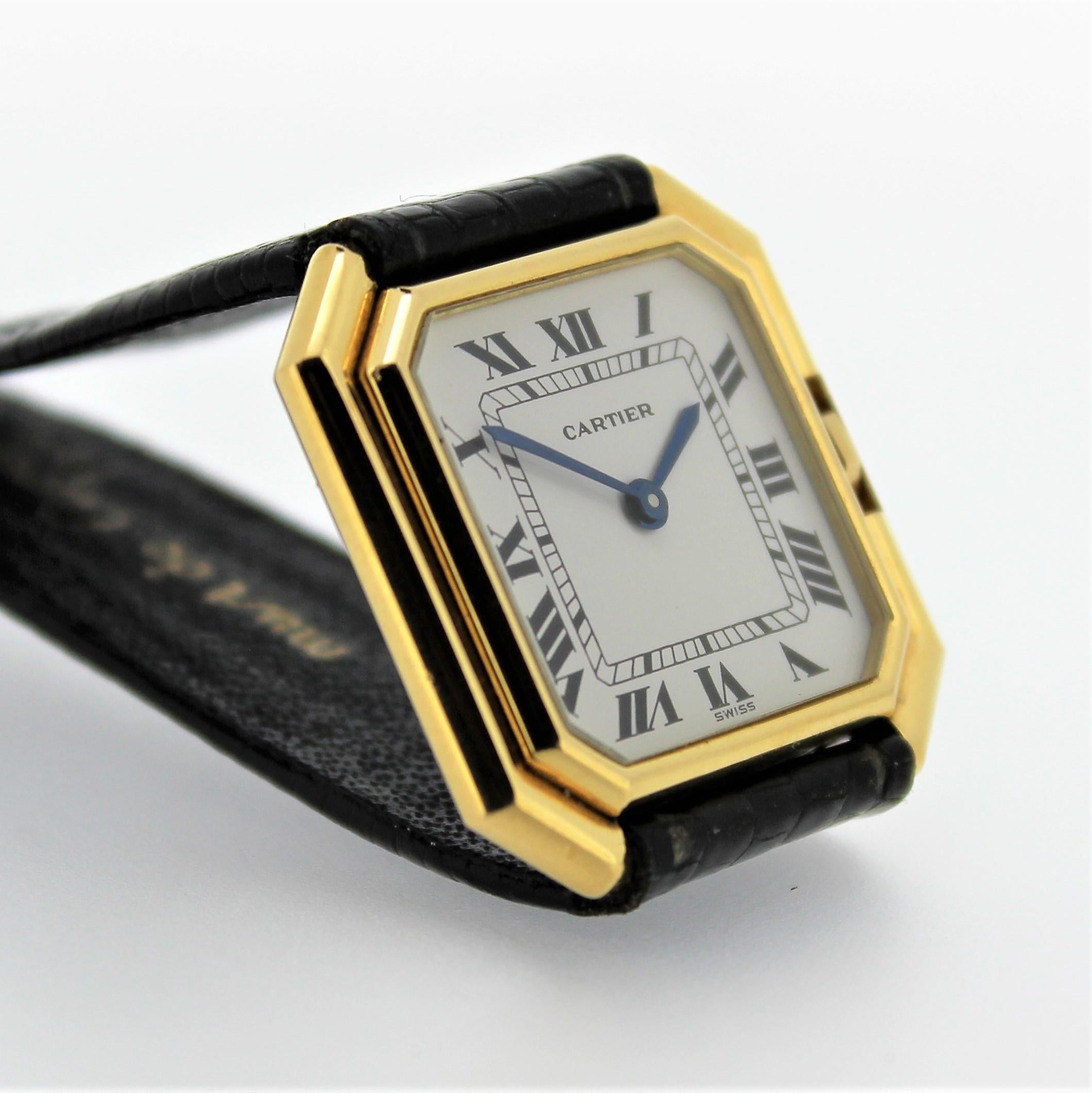 Modern Vintage Cartier Paris Centure Medium Watch