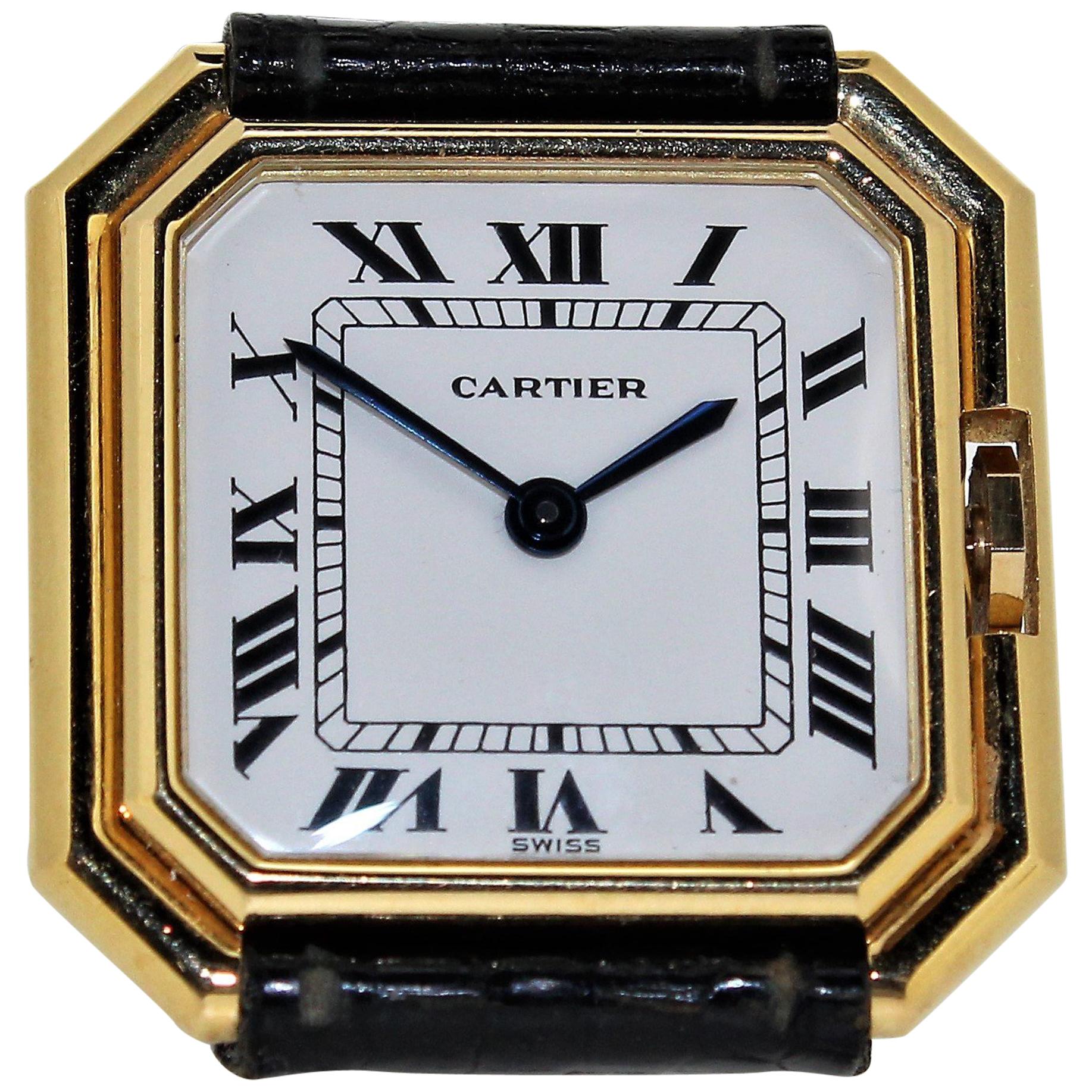 Vintage Cartier Paris Centure Medium Watch