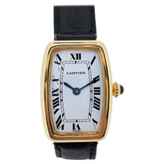 Vintage Cartier Paris Faberge' Tonneau Watch, Circa 1978-1982