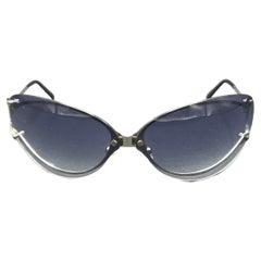 Retro Cartier Paris Oval Sunglasses w/ Case 