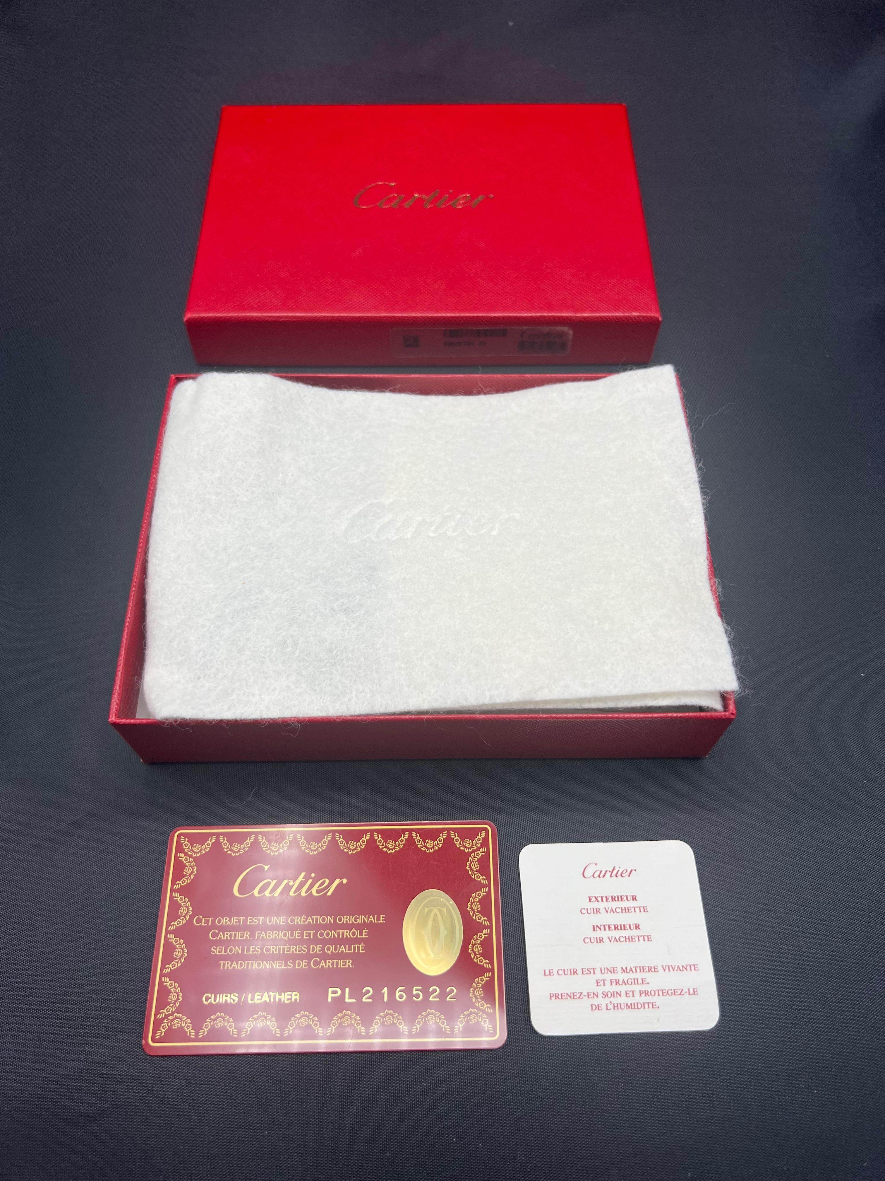 Vintage Cartier Paris Red Note Pad w/ Box In New Condition For Sale In Beverly Hills, CA