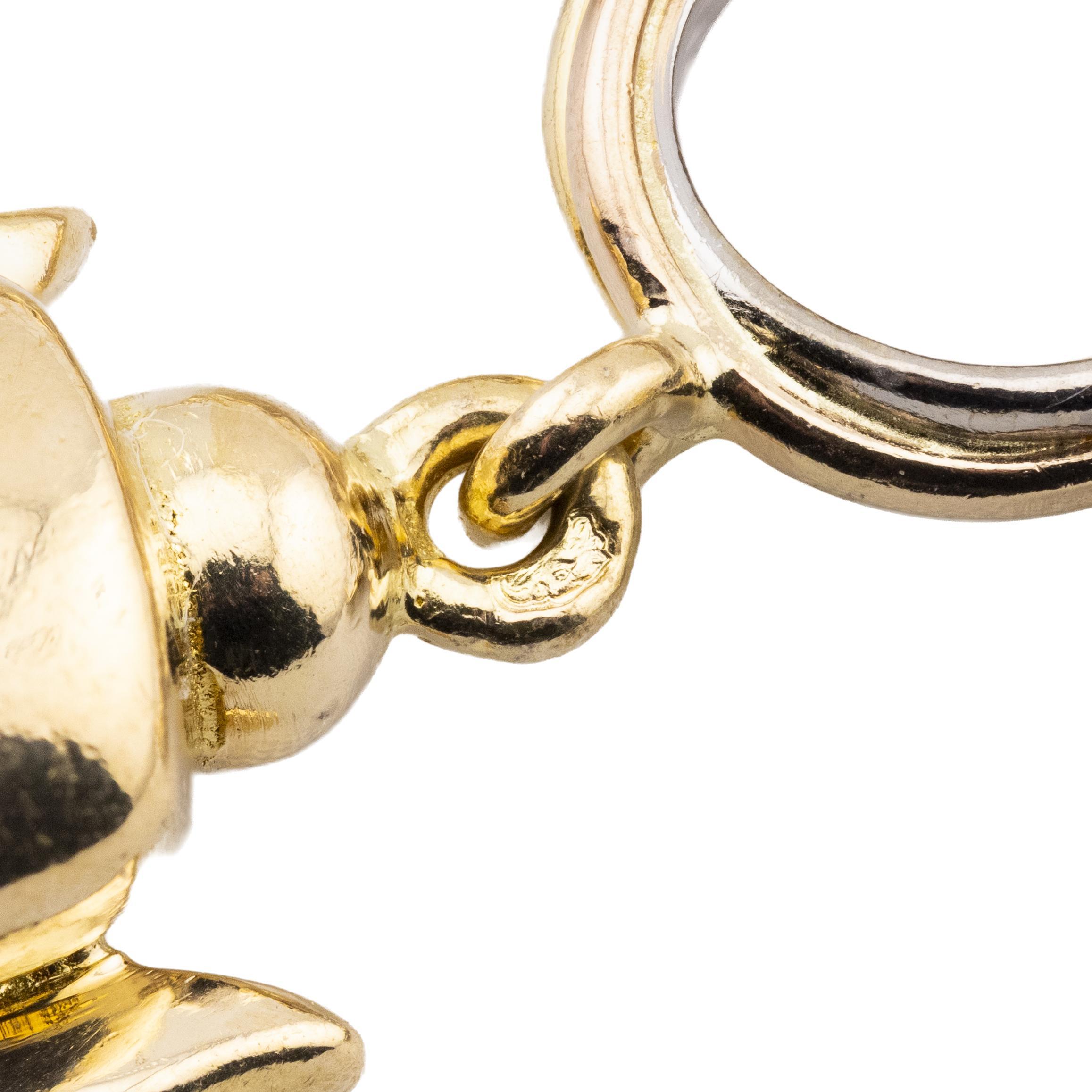 Vintage Cartier Paris Scarabäus Armband in 18 Karat Gelbgold im Angebot 1