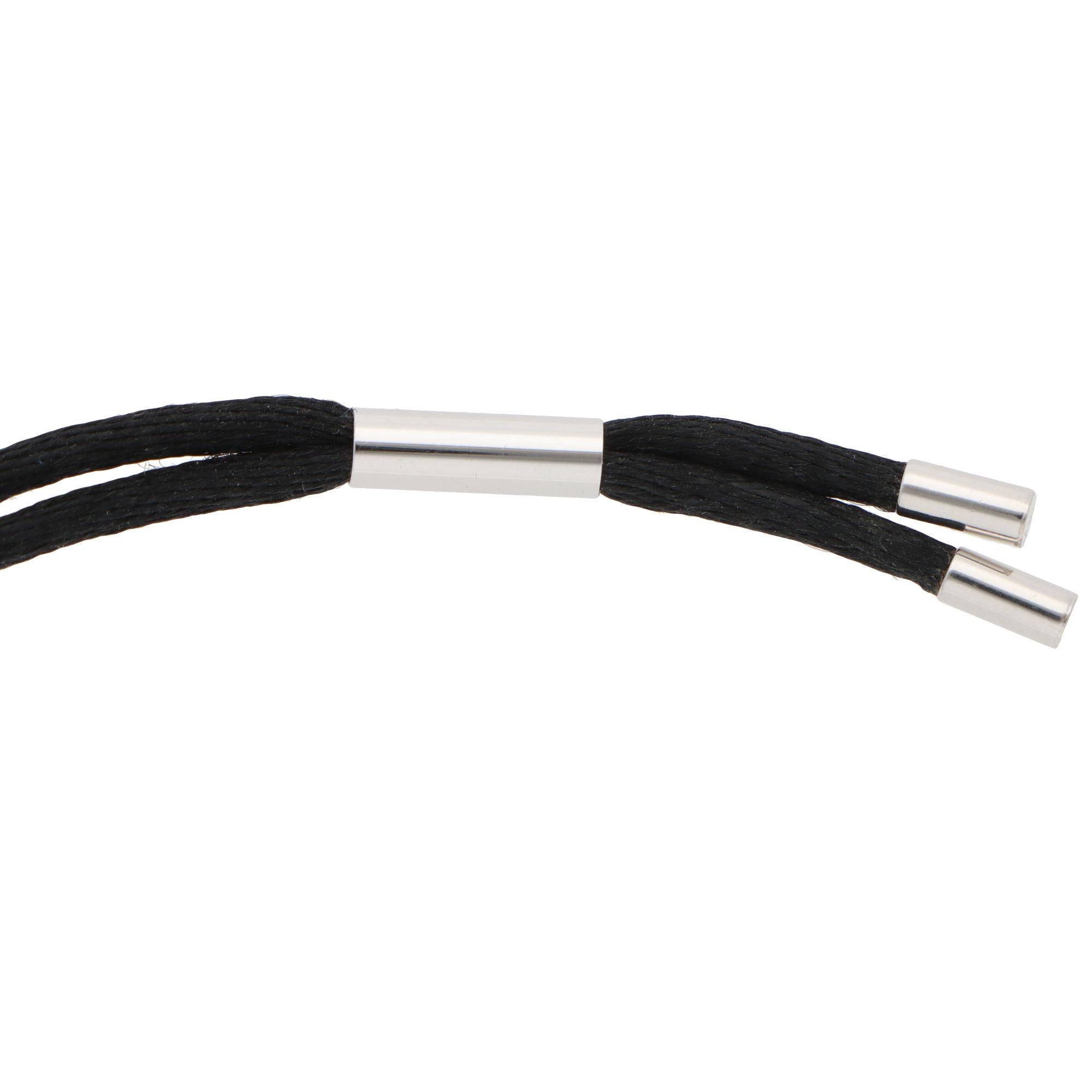 Taglio brillante Collana Cartier Pasha d'epoca in madreperla e diamanti Corde in vendita