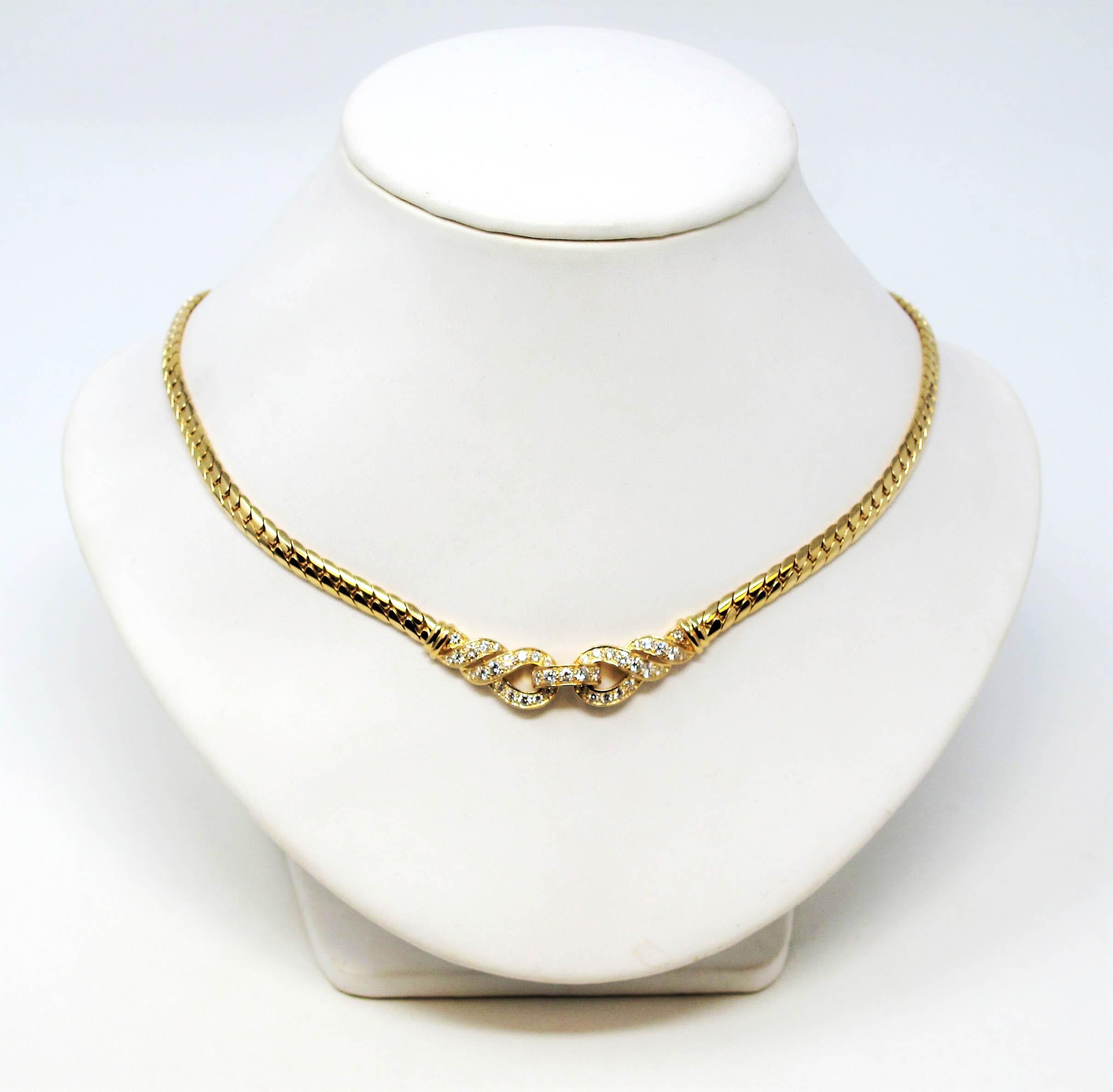 cartier gold necklace vintage