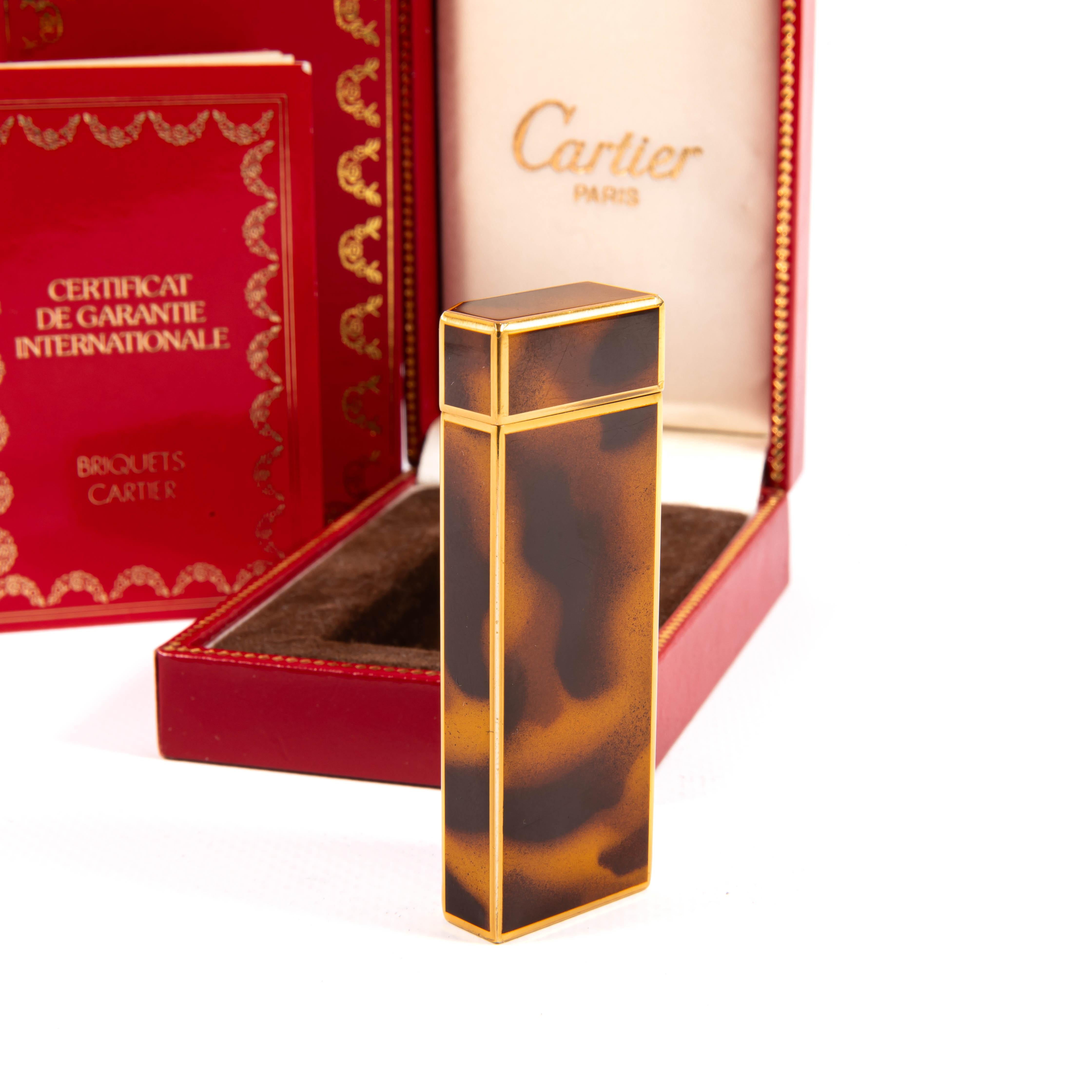 Vintage CARTIER Pentagon-Leuchte Laque de Chine, Vintage, in Karton, 1980er Jahre für Damen oder Herren