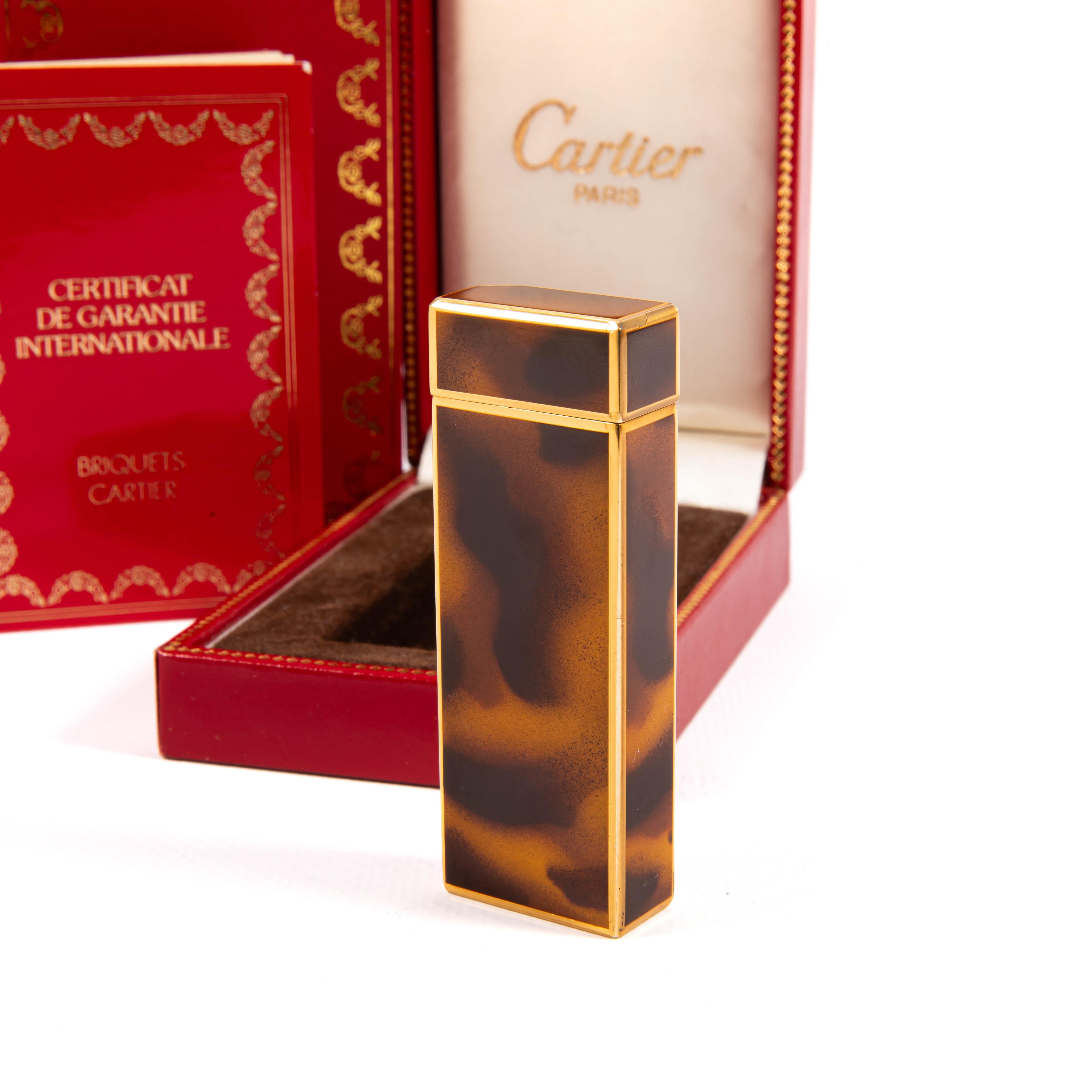 Vintage CARTIER Pentagon-Leuchte Laque de Chine, Vintage, in Karton, 1980er Jahre 1