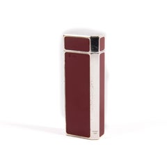 Vintage CARTIER Pentagon Lighter Red Lacquered 1970s