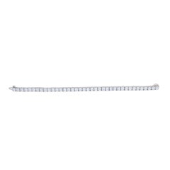 Vintage Cartier Platinum Diamond Tennis Bracelet, Circa 1970s