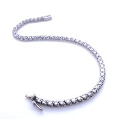 Cartier Platinum Damond Tennis Line Bracelet