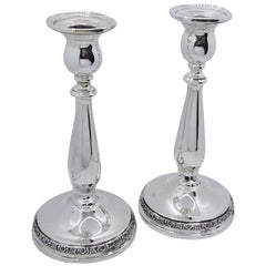 Vintage Cartier Prelude Silver Weighted Candlestick