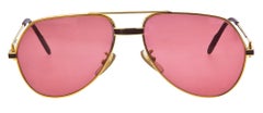 Vintage Cartier RED Laque De Chine Sunglasses
