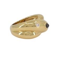 Bague Vintage Cartier Or 18k Design/One